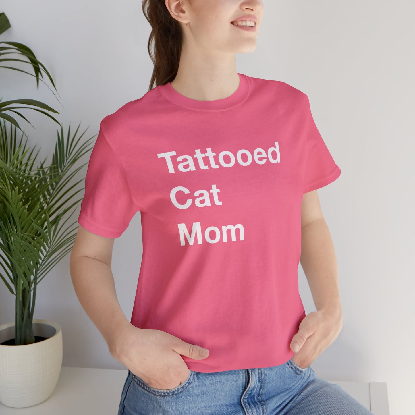 Tattooed Cat Mom Short Sleeve Tee