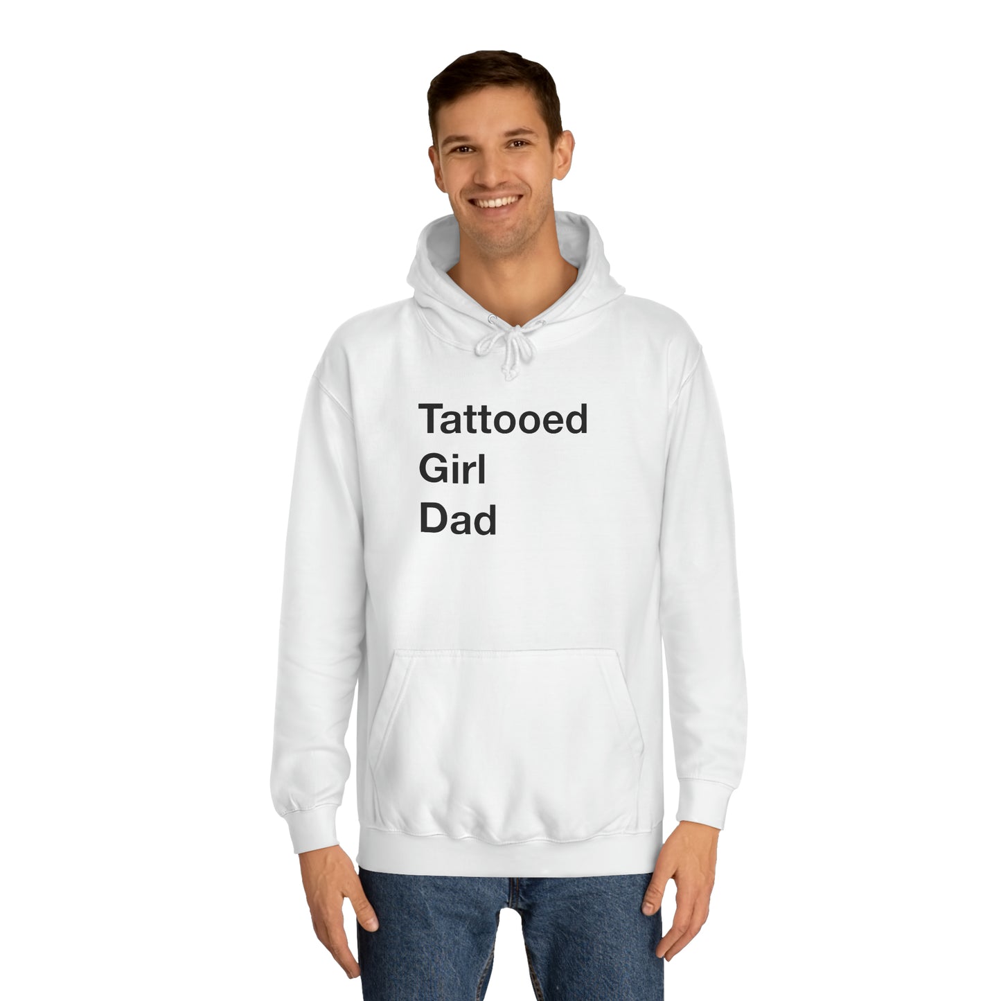 Tattooed Girl Dad Hoodie