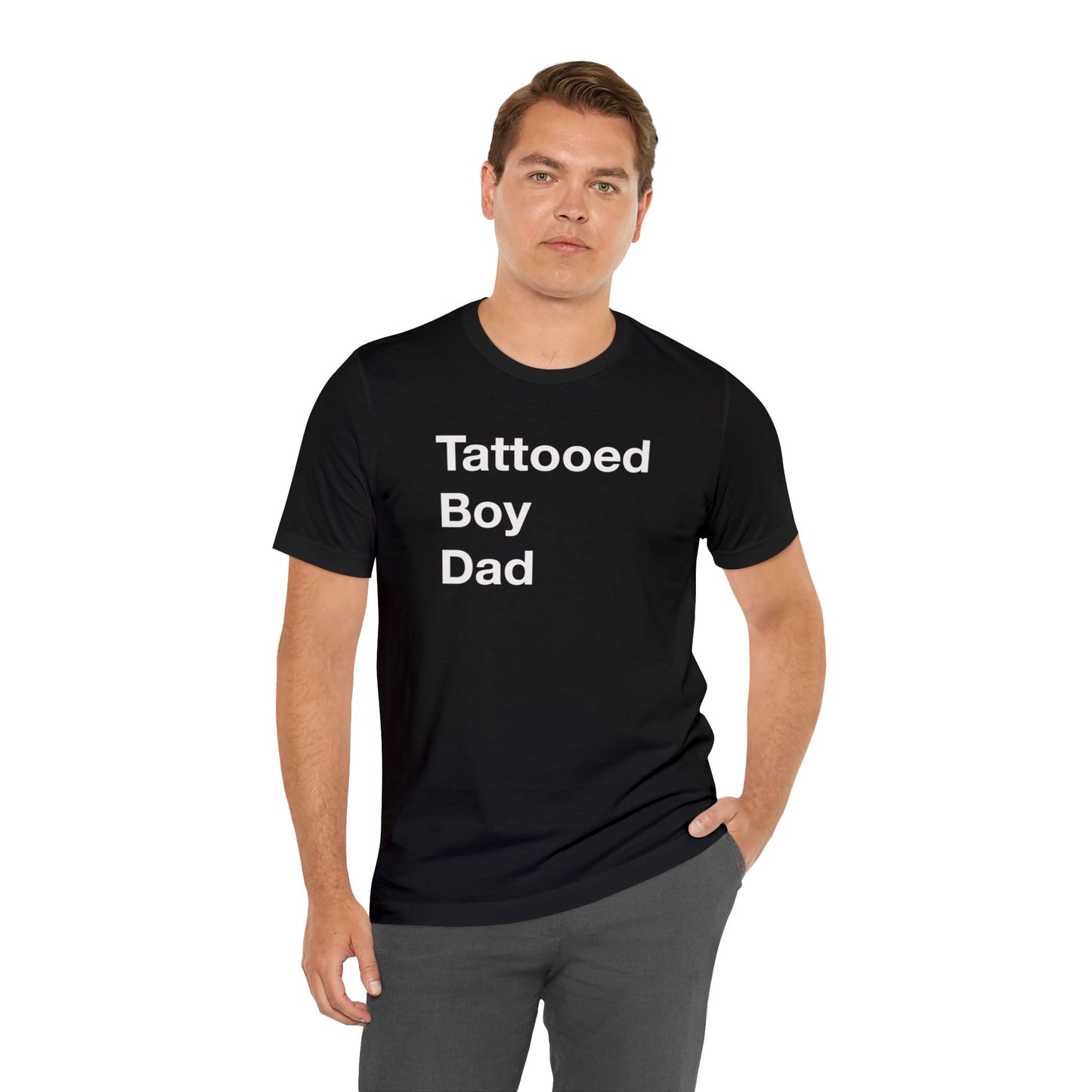 Tattooed Boy Dad Short Sleeve Tee