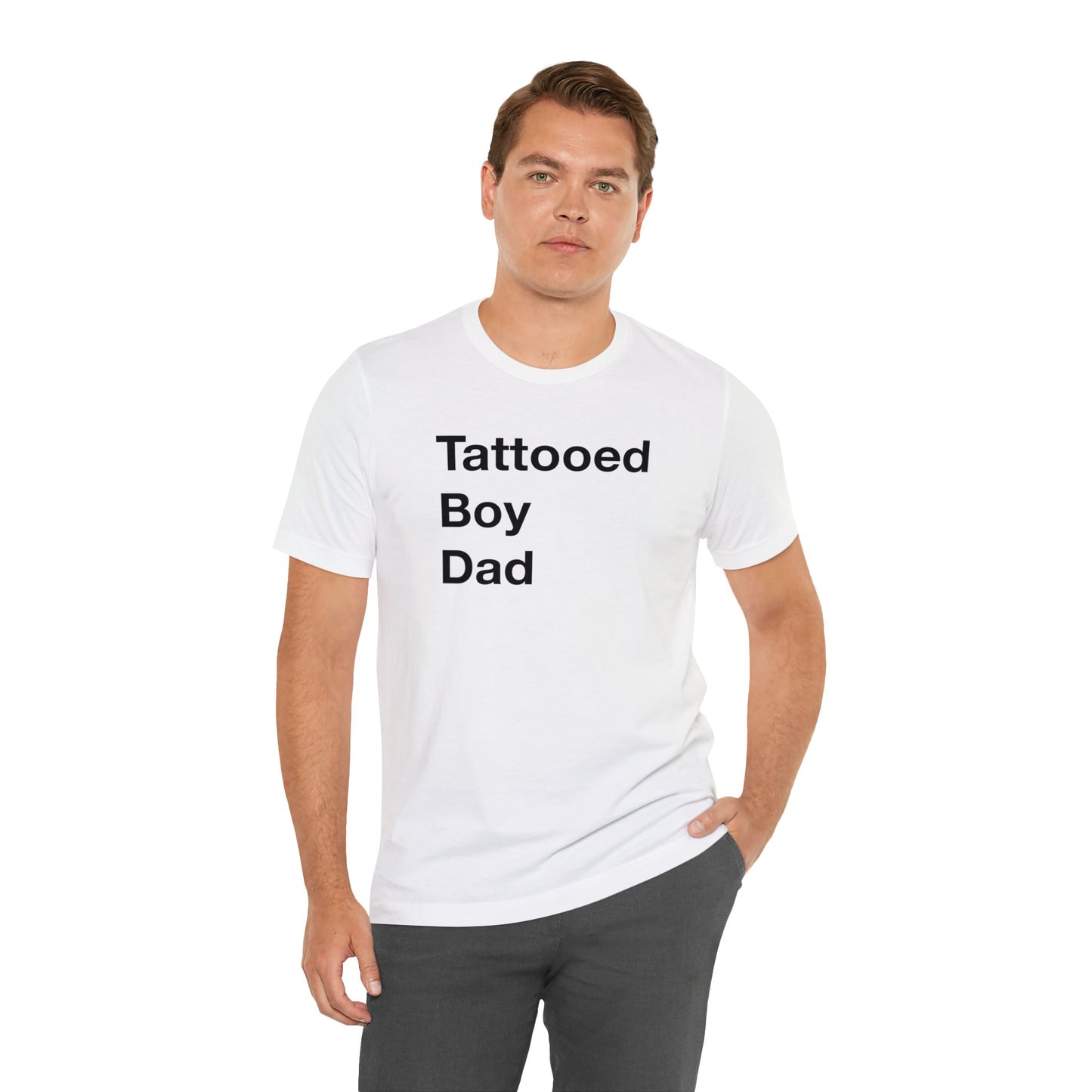 Tattooed Boy Dad Short Sleeve Tee