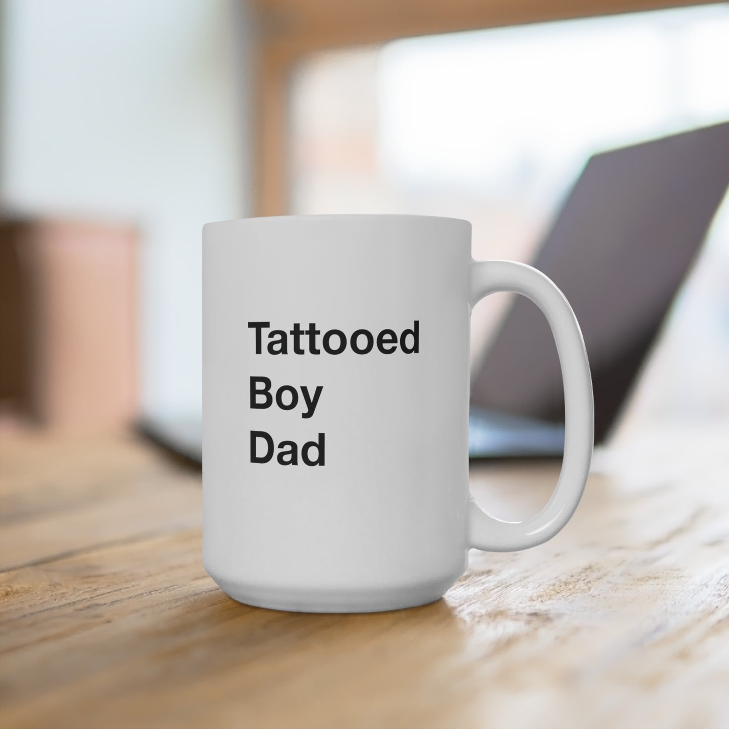 Tattooed Boy Dad Mug 15oz