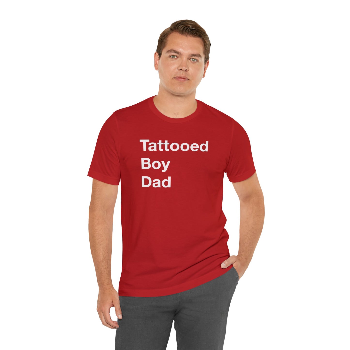 Tattooed Boy Dad Short Sleeve Tee