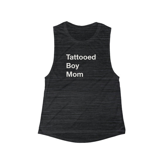 Tattooed Boy Mom Muscle Tank