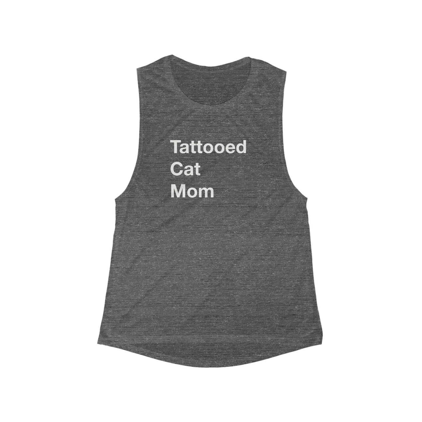 Tattooed Cat Mom Muscle Tank