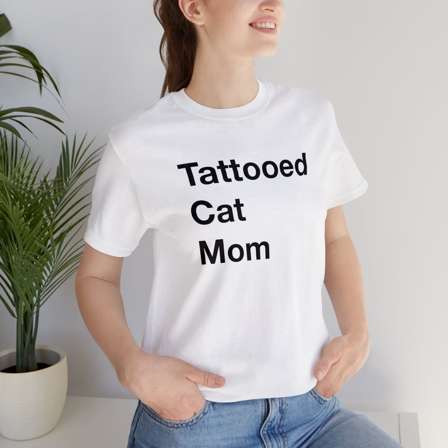 Tattooed Cat Mom Short Sleeve Tee