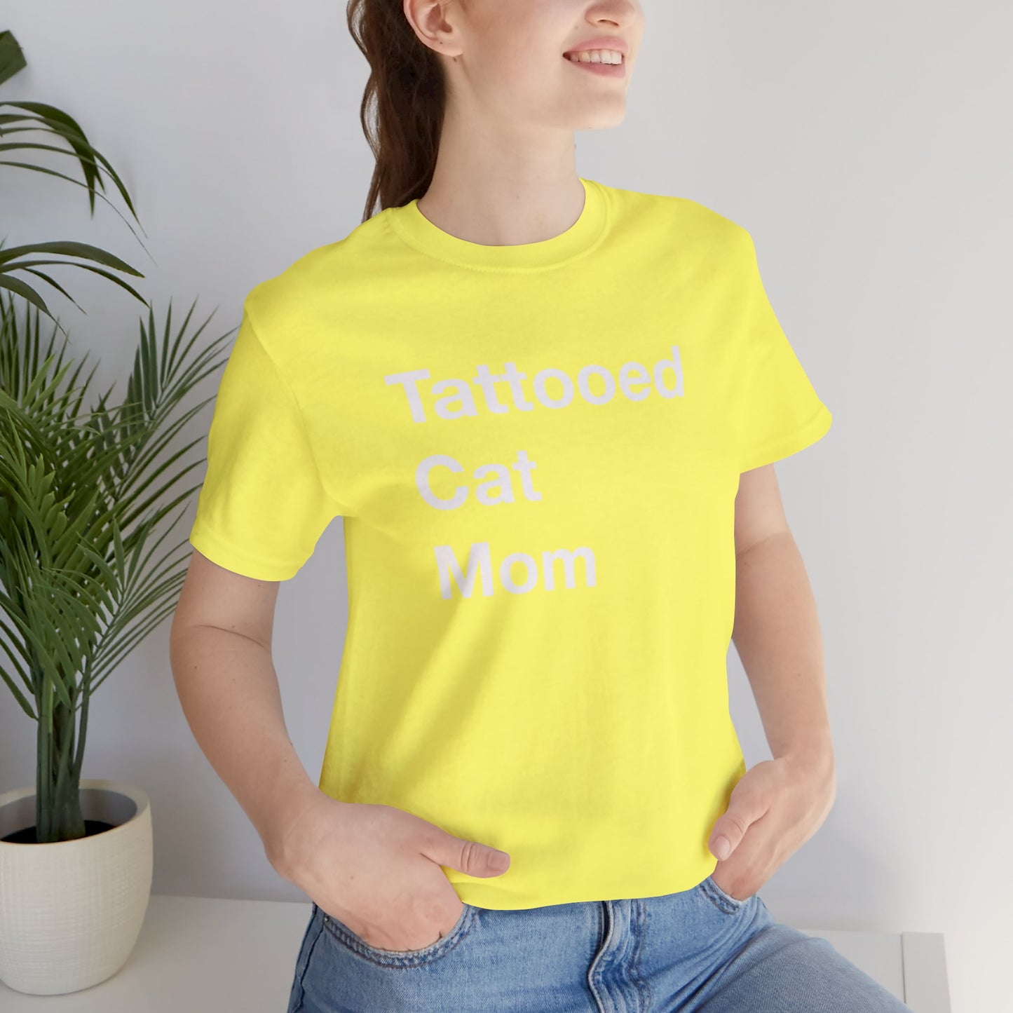 Tattooed Cat Mom Short Sleeve Tee