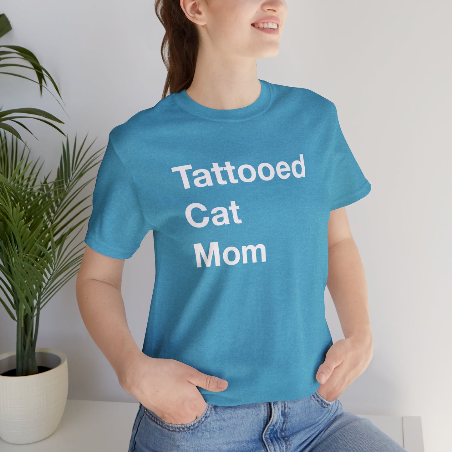 Tattooed Cat Mom Short Sleeve Tee