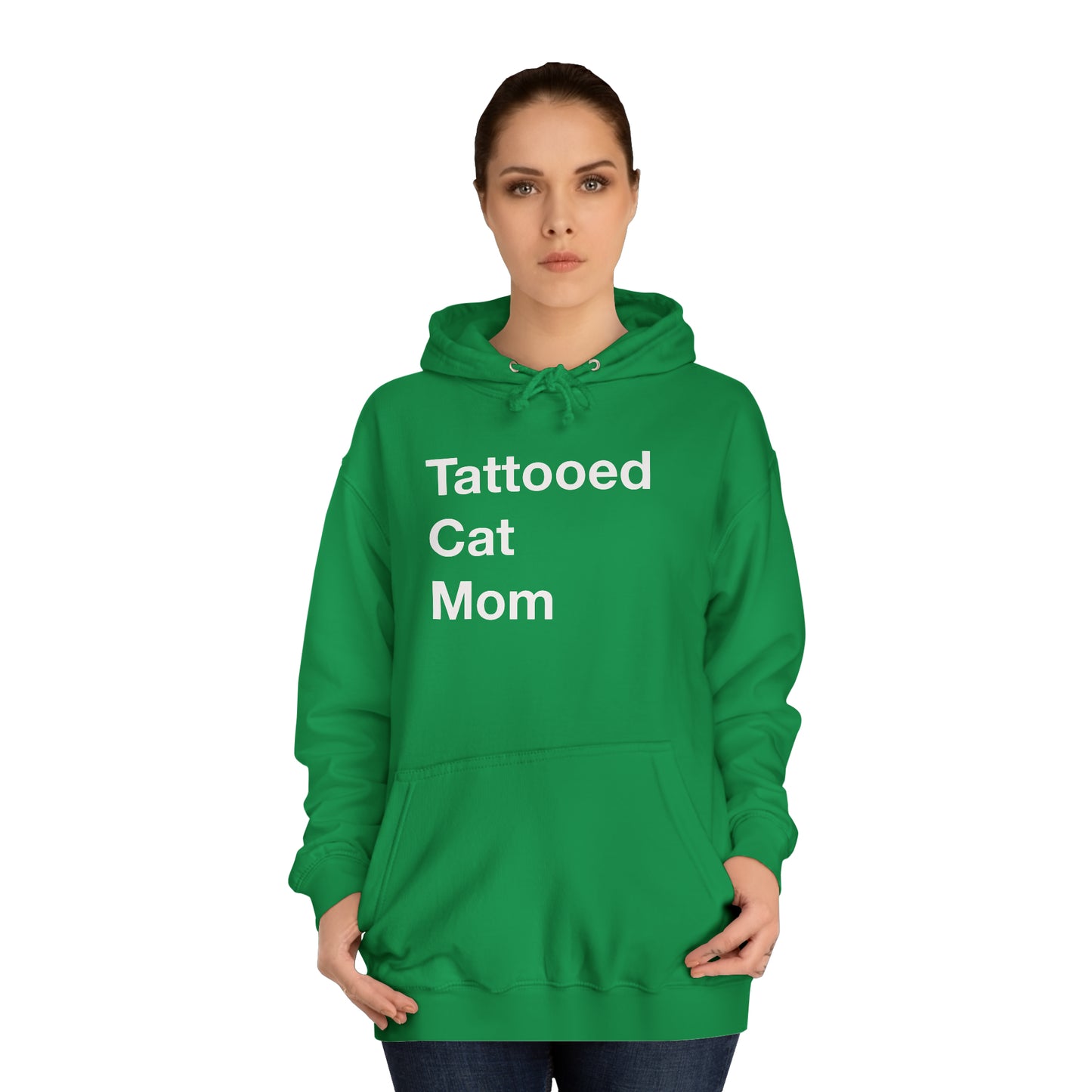 Tattooed Cat Mom Hoodie