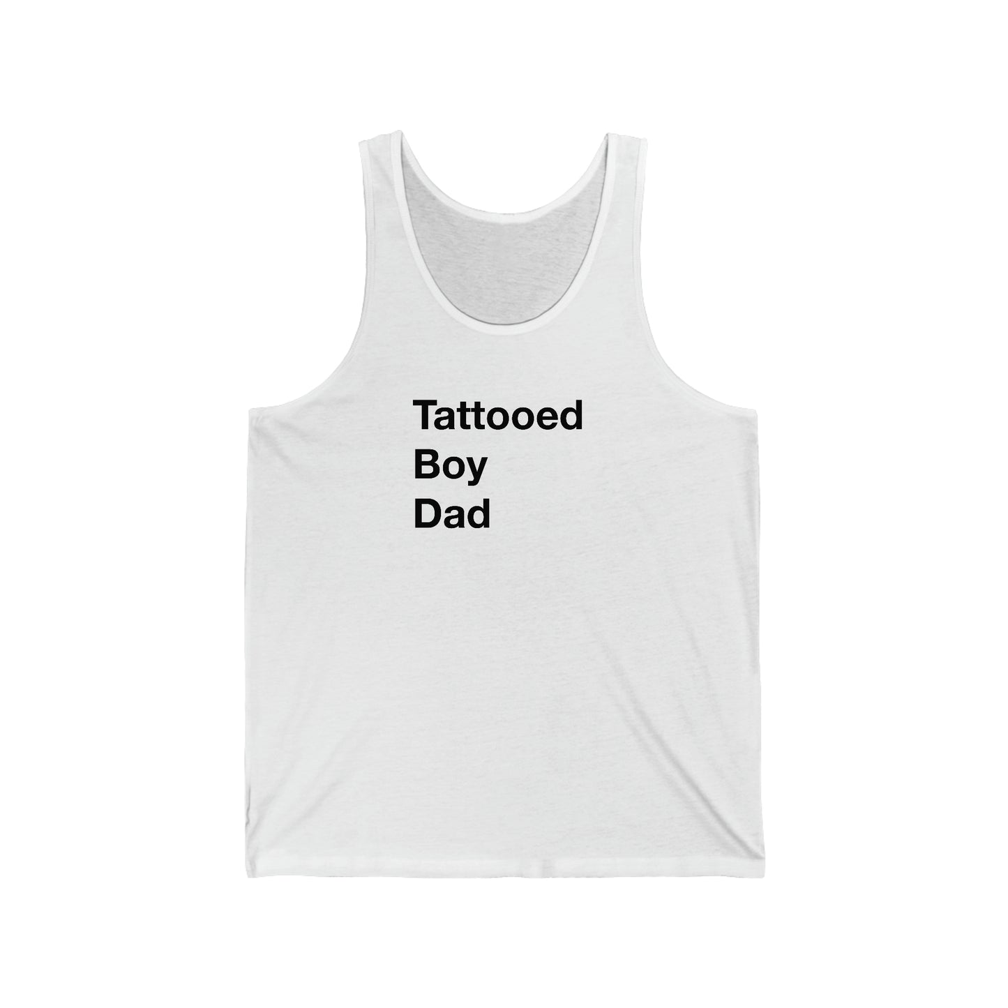 Tattooed Boy Dad Jersey Tank