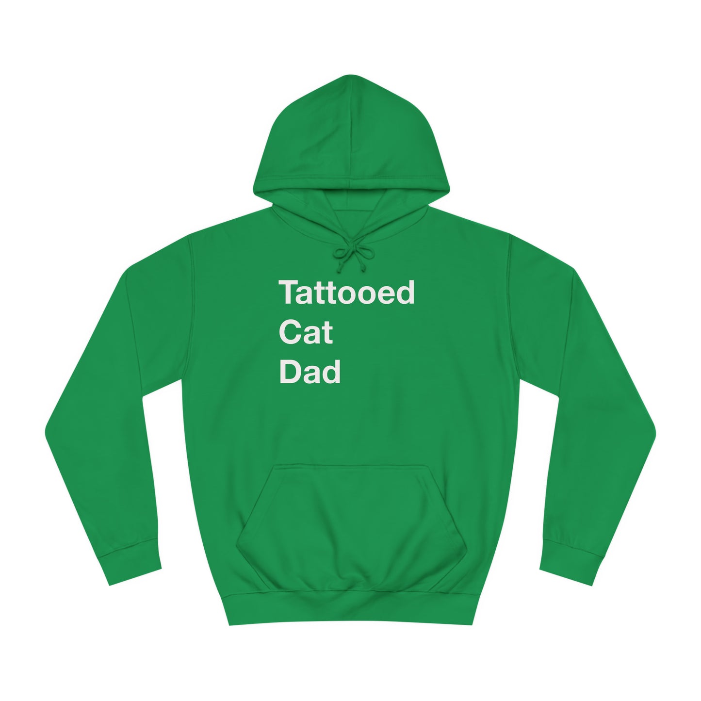 Tattooed Cat dad Hoodie